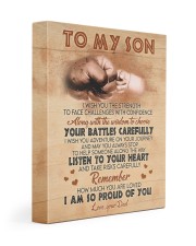 I AM SO PROUD OF YOU - BEST GIFT FOR SON FROM DAD 11x14 Gallery Wrapped Canvas Prints front