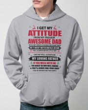 I Get My Attitude - Lovely Gift For Son Hooded Sweatshirt apparel-hooded-sweatshirt-lifestyle-front-45