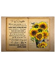 I Love You Forever And Always - Amazing Gift For Daughter Horizontal Poster tile
