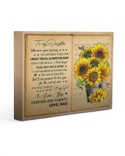 I Love You Forever And Always - Amazing Gift For Daughter 14x11 Gallery Wrapped Canvas Prints front