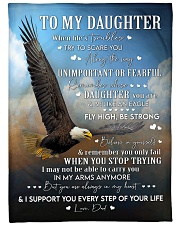 You Are Always In My Heart - Best Gift For Daughter Large Fleece Blanket - 60" x 80" front