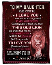 I Believe In You - Lovely Gift For Daughter Fleece Blanket tile