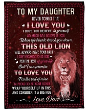 I Believe In You - Lovely Gift For Daughter Large Fleece Blanket - 60" x 80" front