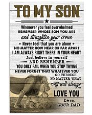 WHENEVER YOU FEEL OVERWHELMED 11x17 Poster front