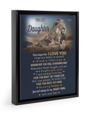 You Are My Sunshine - Amazing Gift For Daughter Floating Framed Canvas Prints Black tile