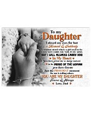 I Will Always Carry You In My Heart - Best Gift For Daughter Horizontal Poster tile