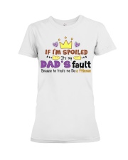 HE TREATS ME LIKE A PRINCESS Premium Fit Ladies Tee tile