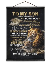 NEVER FORGET THAT I LOVE YOU Hanging Canvas tile