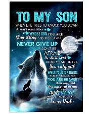 Stay Strong, Stay Positive And Never Give Up - Lovely Gift For Son Vertical Poster tile