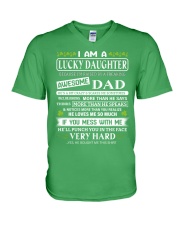 He Loves Me So Much - Amazing Gift For Daughter V-Neck T-Shirt tile