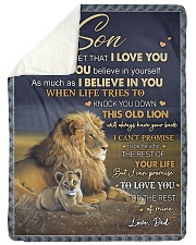 I Believe In You - Amazing Gift For Son Sherpa Fleece Blanket tile