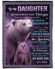 I BELIEVE IN YOU - GREAT GIFT FOR DAUGHTER Large Fleece Blanket - 60" x 80" front
