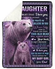 I BELIEVE IN YOU - GREAT GIFT FOR DAUGHTER Large Sherpa Fleece Blanket - 60" x 80" thumbnail