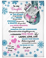 I'm Proud Of You - Lovely Gift For Daughter Large Fleece Blanket - 60" x 80" front