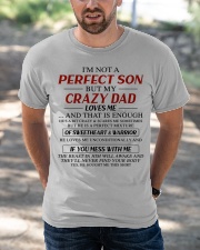 My Crazy Dad Loves Me - Special Gift For Son Classic T-Shirt apparel-classic-tshirt-lifestyle-front-50