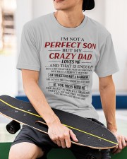 My Crazy Dad Loves Me - Special Gift For Son Classic T-Shirt apparel-classic-tshirt-lifestyle-front-65