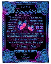 I LOVE YOU FOREVER AND ALWAYS Fleece Blanket tile