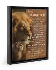 I WILL ALWAYS CARRY YOU IN MY HEART 11x14 Black Floating Framed Canvas Prints thumbnail