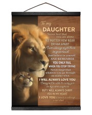 I WILL ALWAYS CARRY YOU IN MY HEART 12x16 Black Hanging Canvas thumbnail