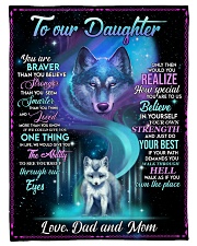 BELIEVE IN YOURSELF - AMAZING GIFT FOR DAUGHTER Fleece Blanket tile