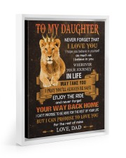 I Pray You'll Always Be Safe - Amazing Gift For Daughter Floating Framed Canvas Prints White tile