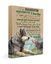 BELIEVE IN YOURSELF - TO DAUGHTER FROM DAD 11x14 Gallery Wrapped Canvas Prints front