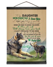BELIEVE IN YOURSELF - TO DAUGHTER FROM DAD Hanging Canvas tile
