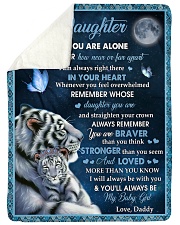 Loved More Than You Know - Lovely Gift For Daughter Sherpa Fleece Blanket tile