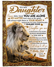 NEVER FEEL THAT YOU ARE ALONE Large Fleece Blanket - 60" x 80" front