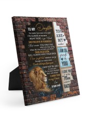 I Will Always Carry You In My Heart - Best Gift For Daughter Easel-Back Gallery Wrapped Canvas tile