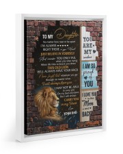 I Will Always Carry You In My Heart - Best Gift For Daughter Floating Framed Canvas Prints White tile