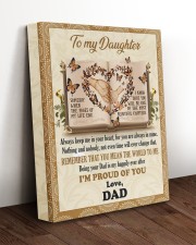 Remember That You Mean The World To Me - Lovely Gift For Daughter 11x14 Gallery Wrapped Canvas Prints aos-canvas-pgw-11x14-lifestyle-front-17