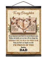 Remember That You Mean The World To Me - Lovely Gift For Daughter Hanging Canvas tile