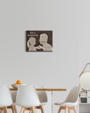 We're Best Friends - Lovely Gift For Daughter 14x11 Gallery Wrapped Canvas Prints aos-canvas-pgw-14x11-lifestyle-front-05