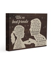We're Best Friends - Lovely Gift For Daughter 14x11 Gallery Wrapped Canvas Prints front