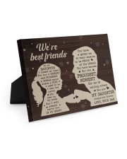 We're Best Friends - Lovely Gift For Daughter Easel-Back Gallery Wrapped Canvas tile