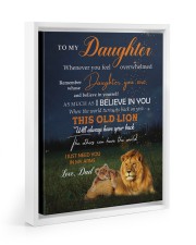I Just Need You In My Arms - Amazing Gift For Daughter Floating Framed Canvas Prints White tile
