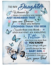 You'll Always Be My Baby Girl - Best Gift For Daughter Large Fleece Blanket - 60" x 80" front