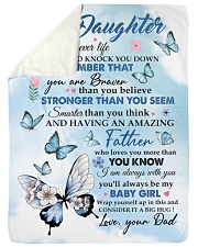You'll Always Be My Baby Girl - Best Gift For Daughter Sherpa Fleece Blanket tile