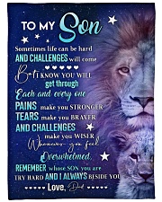 REMEMBER WHOSE SON YOU ARE Large Fleece Blanket - 60" x 80" front