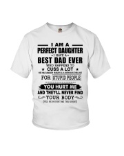 I Have A Best Dad Ever - Lovely Gift For Daughter Youth T-Shirt tile