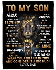 I'm Proud To Be Your Father - Lovely Gifrt For Son Large Fleece Blanket - 60" x 80" front