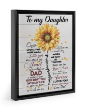 I LOVE YOU FOREVER AND ALWAYS Floating Framed Canvas Prints Black tile