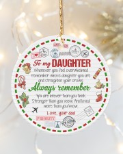 ALWAYS REMEMBER - BEST GIFT FOR DAUGHTER Circle ornament - single (porcelain) aos-circle-ornament-single-porcelain-lifestyles-03