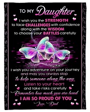 I AM SO PROUD OF YOU Fleece Blanket tile