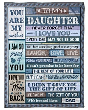 You Are My Sunshine - Special Gift For Daughter Fleece Blanket tile