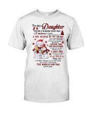 THE KEEPER OF MY HEART - BEST GIFT FOR DAUGHTER Premium Fit Mens Tee tile