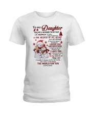 THE KEEPER OF MY HEART - BEST GIFT FOR DAUGHTER Ladies T-Shirt tile