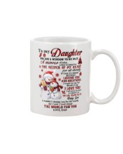 THE KEEPER OF MY HEART - BEST GIFT FOR DAUGHTER Mug front
