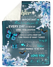 I AM PROUD OF MANY THINGS - BEST GIFT FOR DAUGHTER Sherpa Fleece Blanket tile